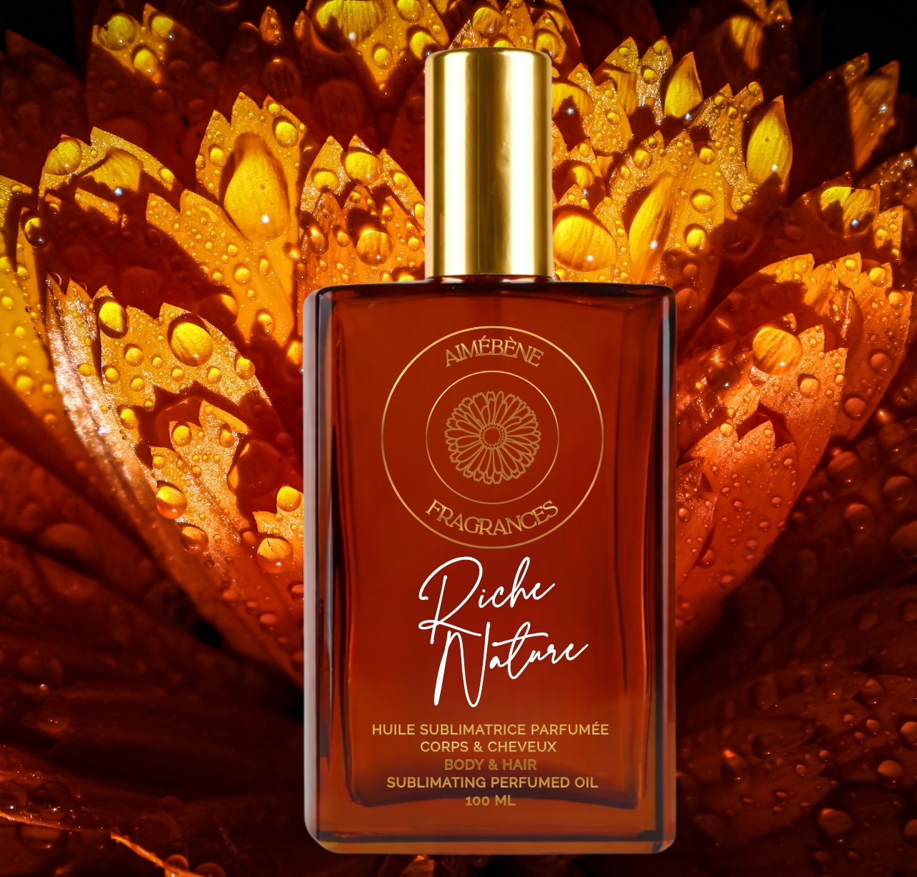 Riche Nature - Unscented calendula body and hair oil